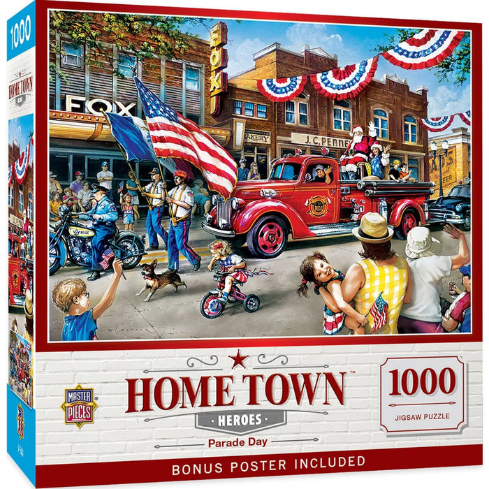MasterPieces 72129 Hometown Heroes: Parade Days Puzzle 1000 Piece Puzzle
