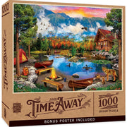 MasterPieces 72130 Time Away: Sunset Canoe on Lake Puzzle 1000 Piece Puzzle
