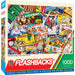 MasterPieces 72139 Flashbacks: Family Game Night Collage Puzzle 1000 Piece Puzzle