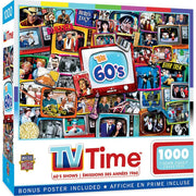 MasterPieces 72155 TV Time: 1960s Shows Collage 1000 Piece Puzzle