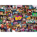 MasterPieces 72157 TV Time: 1980s Shows Collage 1000 Piece Puzzle