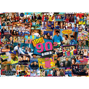 MasterPieces 72158 TV Time: 1990s Shows Collage 1000 Piece Puzzle