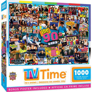 MasterPieces 72158 TV Time: 1990s Shows Collage 1000 Piece Puzzle