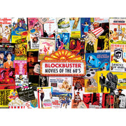 MasterPieces 72201 Blockbuster Movies: 1960s Collage Puzzle 1000 Piece Puzzle