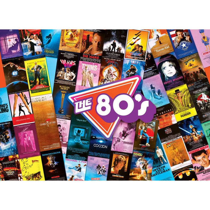 MasterPieces 72203 Blockbuster Movies: 1980s Collage Puzzle 1000 Piece Puzzle