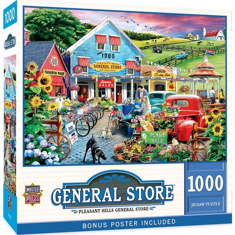 MasterPieces 72267 General Store: Pleasant Hills Storefront Puzzle 1000 Piece Puzzle