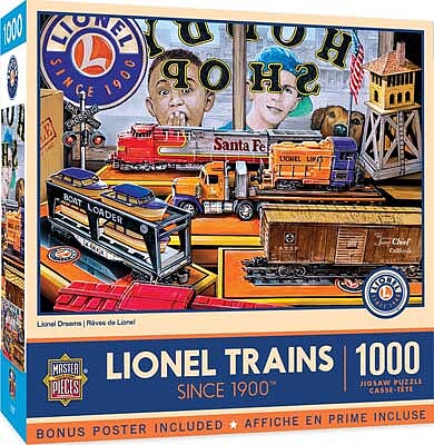 MasterPieces 72277 Lionel Dreams Hobby Shop 1000 Piece Puzzle
