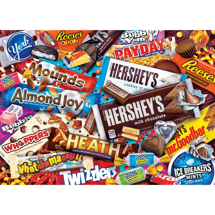 MasterPieces 72423 Hershey: Hershey Explosion Candy Collage 1000 Piece Puzzle