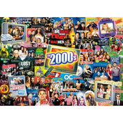 MasterPieces 72434 TV Time: 2000s Shows Collage Puzzle 1000 Piece Puzzle