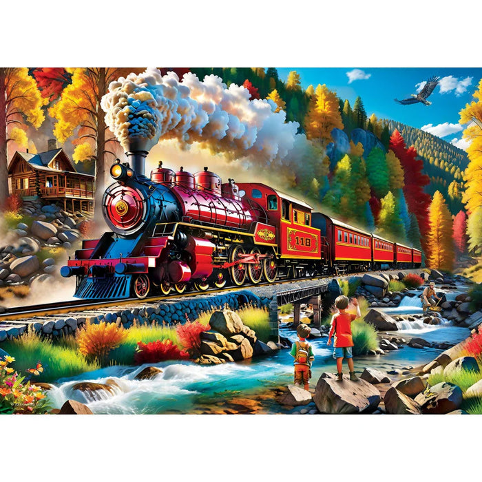 MasterPieces 72515 Railways: Fall Passage 1000 Piece Puzzle