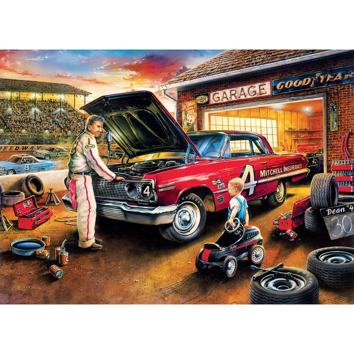 MasterPieces 72557 Childhood Dreams: Track Side 1000 Piece Puzzle