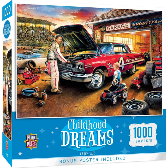 MasterPieces 72557 Childhood Dreams: Track Side 1000 Piece Puzzle