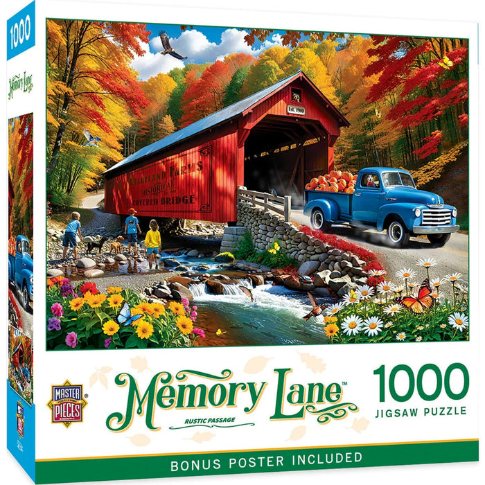 MasterPieces 72564 Memory Lane: Rustic Passage 1000 Piece Puzzle