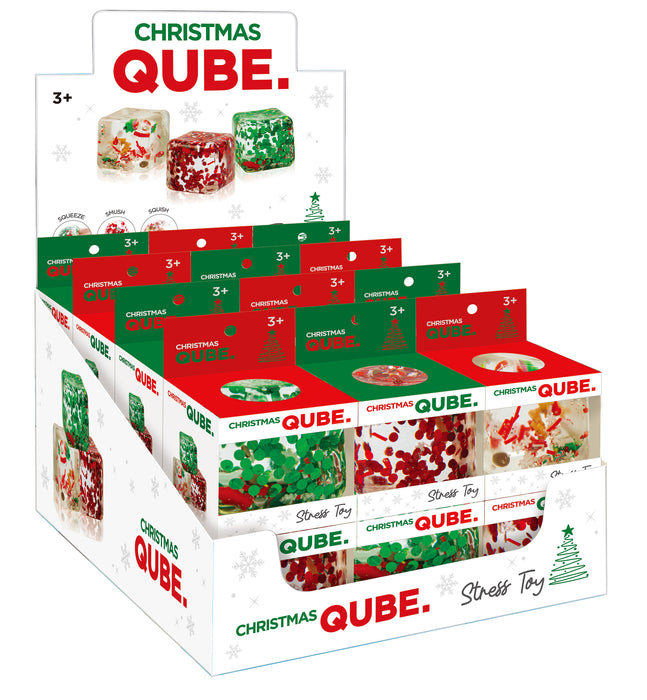 Master Toys Christmas QUBE Squishy Stress Toy (1 Chosen at Random)