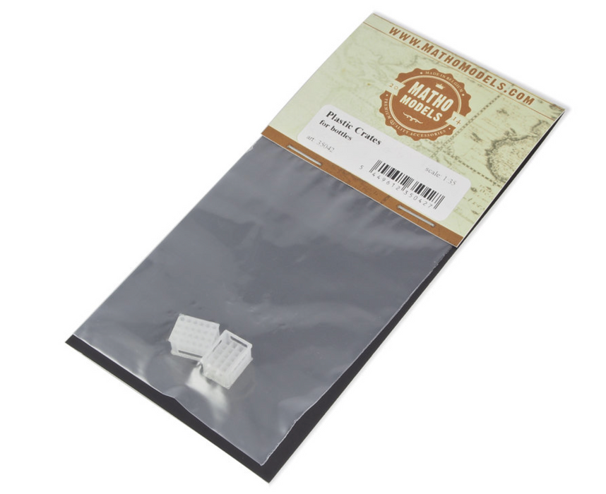 Matho Models 35042 1/35 Crates for Bottles Plastic (2 Pack)