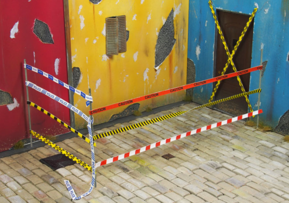 Matho Models 35108 1/35 Double Sided Warning & Caution Tape Printed Glossy Paper (15 different types)
