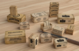 Matho Models 35130 1/35 Wooden-Type Whiskey Crates Printed Paper (16) (5 different brands)