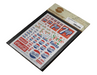 Matho Models 80022 Multi-Scale Vintage Soft Drink Logos Decals Set C (7UP, Sprite, Fanta, Pepsi, Coca-Cola)