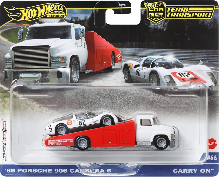 Mattel Hot Wheels Premium Team Transport - '66 Porsche 906 Carrera 6 Carry On