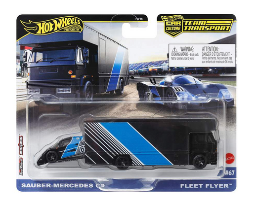 Mattel Hot Wheels Premium Team Transport - Sauber Mercedes C9 / Fleet Flyer