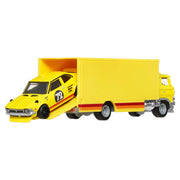 Mattel Hot Wheels Premium Team Transporters Assorted Truck & Race Car (4 Pack)