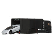 Mattel Hot Wheels Premium Team Transporters Assorted Truck & Race Car (4 Pack)