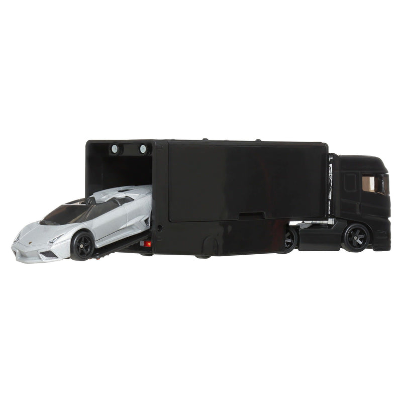 Mattel Hot Wheels Premium Team Transporters Assorted Truck & Race Car (4 Pack)