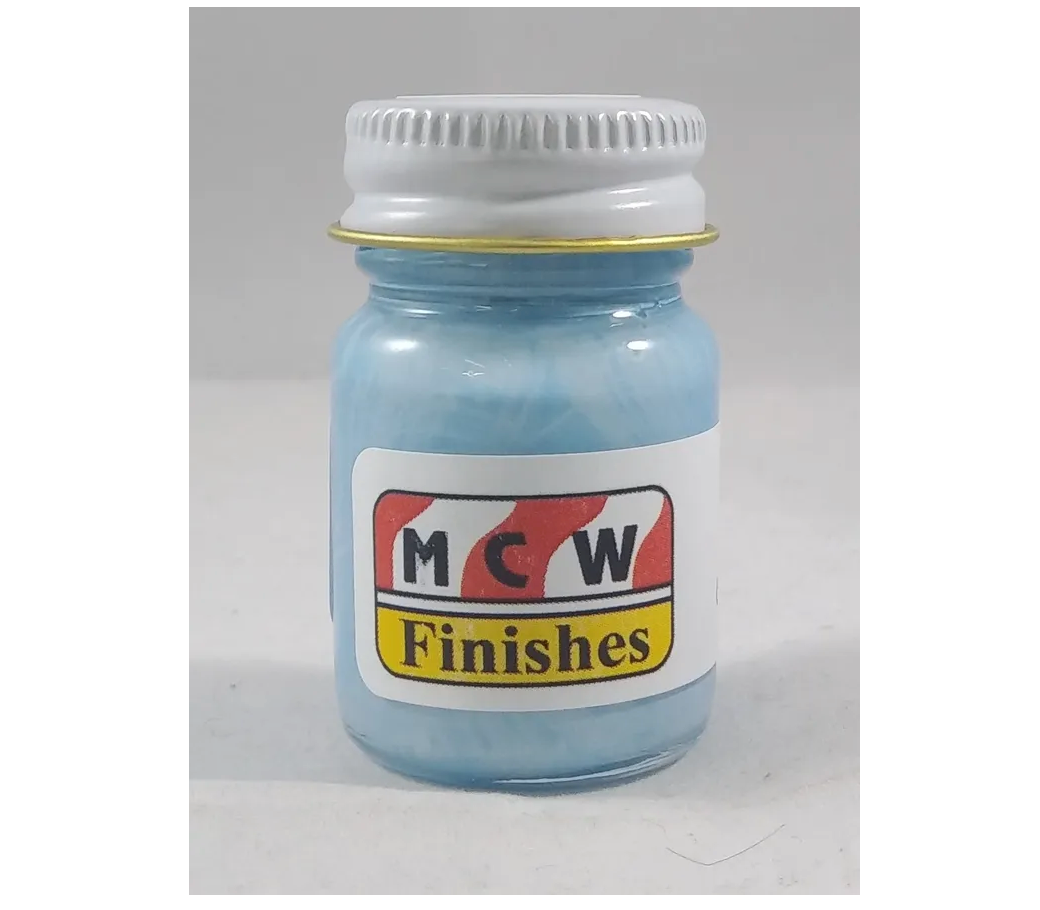 ModelCarWorld (bulk of 6) Light Turquoise Metallic Enamel (15ml/0.5oz