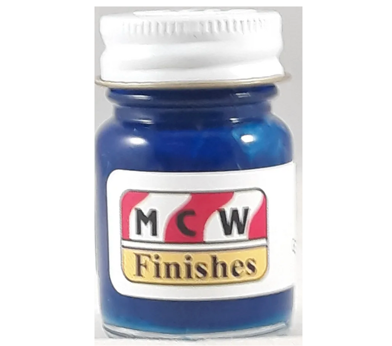 MCW Finishes 10007E Gloss Dark Blue Enamel Paint 15ml (0.5oz)