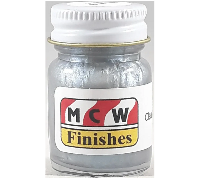 MCW Finishes 1023E Frost Blue Pearl Clear Enamel Paint 15ml (0.5oz)