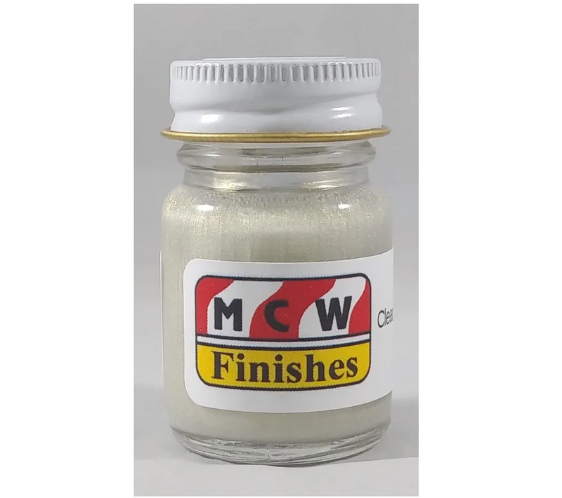 MCW Finishes 1028E Clear Tincture Gold Pearl Enamel Paint 15ml (0.5oz)