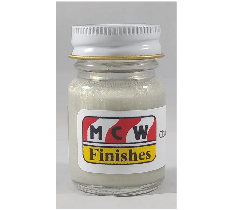 MCW Finishes 1028E Clear Tincture Gold Pearl Enamel Paint 15ml (0.5oz)