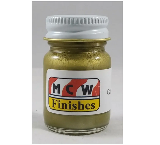 MCW Finishes 1412E Carb Green/Gold Enamel Paint 15ml (0.5oz)