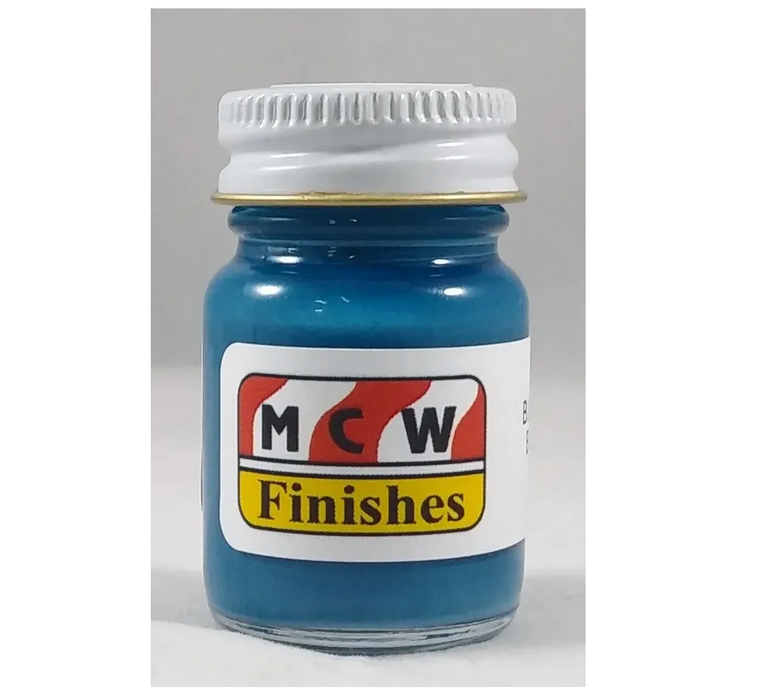 MCW Finishes 1413E B.O.P. Engine Blue (77-90) Enamel Paint 15ml (0.5oz)