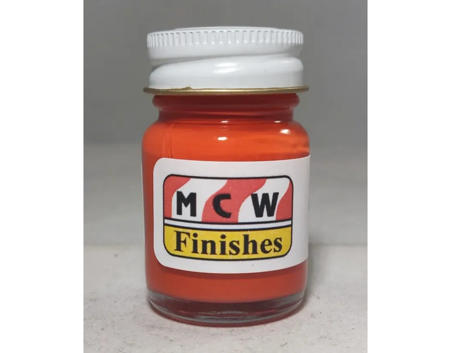 MCW Finishes 2012E Red/Orange Enamel Paint 15ml (0.5oz)