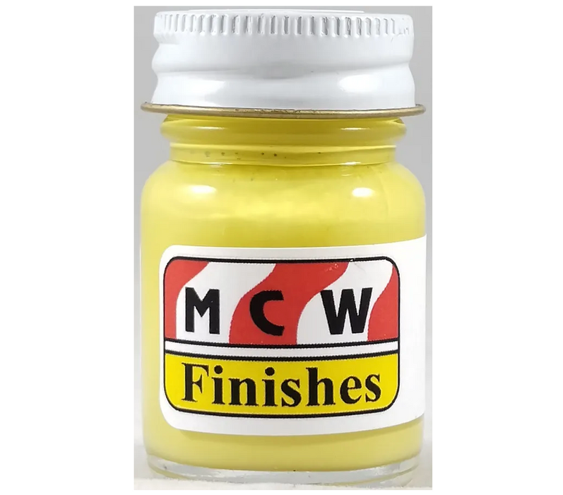 MCW Finishes 2015E Yellow Enamel Paint 15ml (0.5oz)