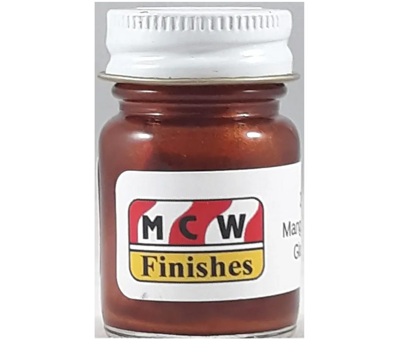 MCW Finishes 201850E Mango Tango Metallic Enamel Paint 15ml (0.5oz)