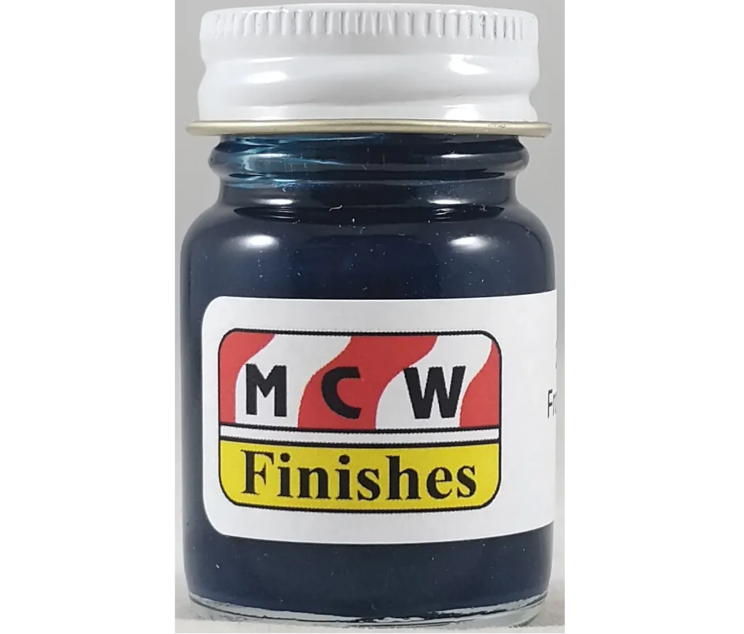 Frostbit Blue MCW Finishes 202052E Frostbite Blue Metallic Enamel Paint 15ml (0.5oz ...