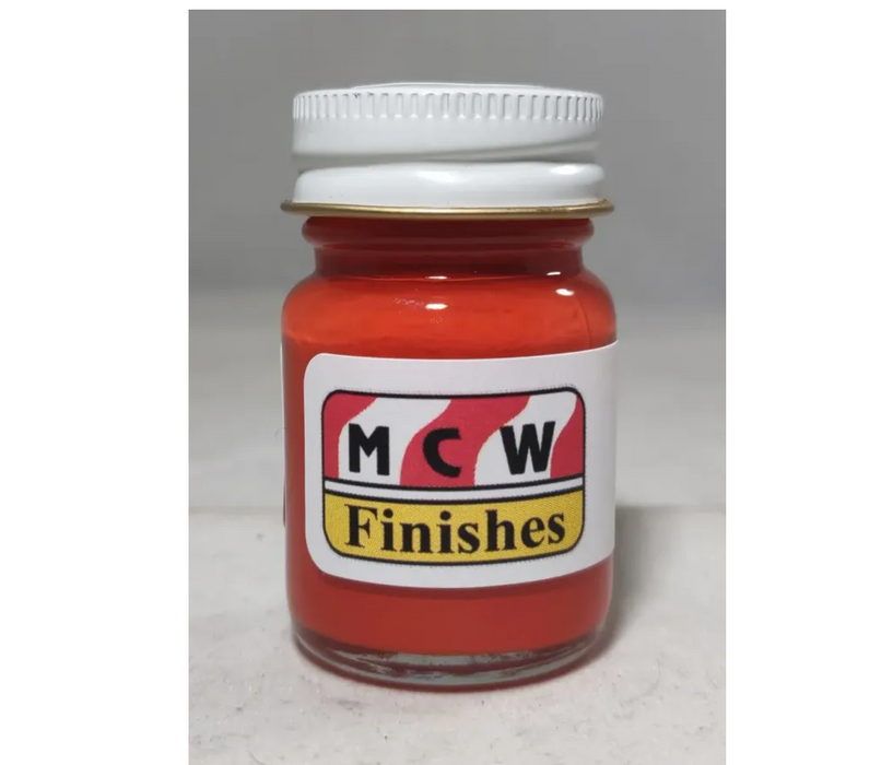 MCW Finishes 2026E Red Enamel Paint 15ml (0.5oz)