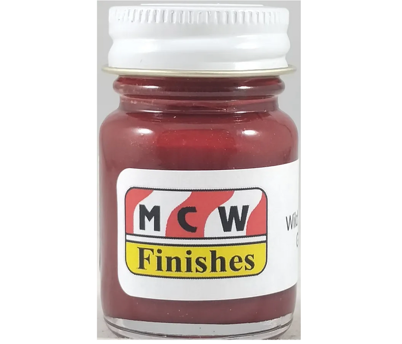 MCW Finishes 2030E Wild Strawberry Metallic Enamel Paint 15ml (0.5oz)