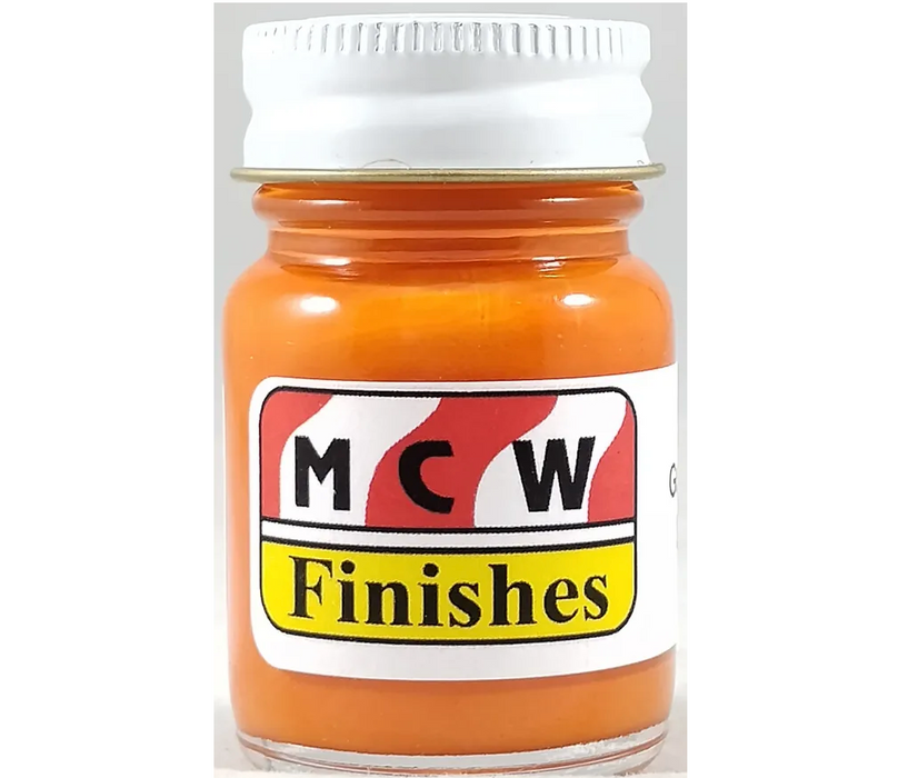 MCW Finishes 2065E Gulf Orange Enamel Paint 15ml (0.5oz)