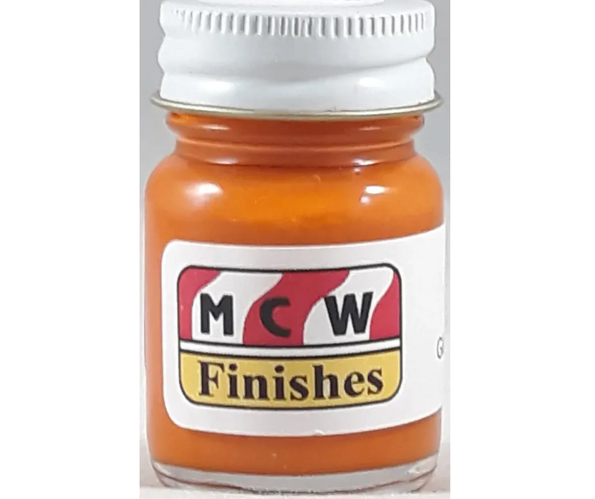 MCW Finishes 2070E Orange Enamel Paint 15ml (0.5oz)