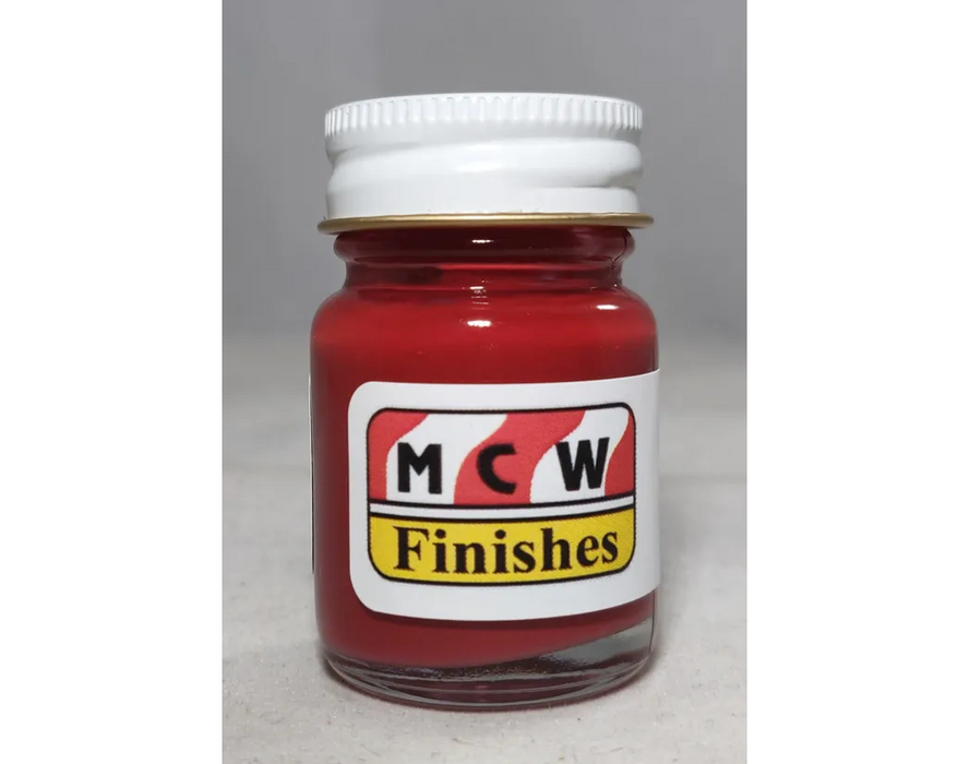 MCW Finishes 2078E Ferrari Red Enamel Paint 15ml (0.5oz)