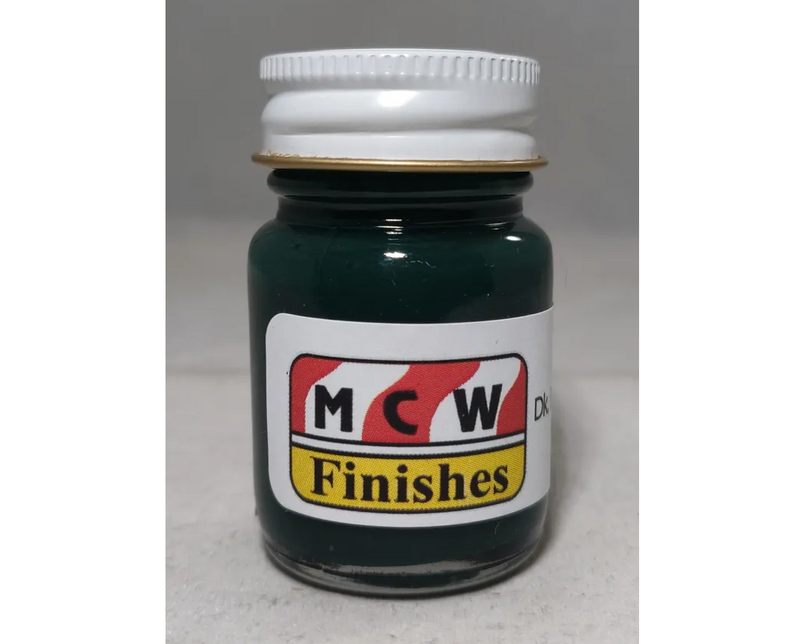 MCW Finishes 2080E Dark British Racing Green Enamel Paint 15ml (0.5oz)