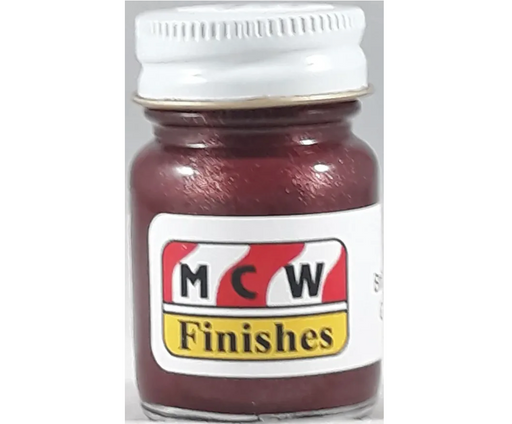 MCW Finishes 2125E Brilliant Red Metallic Enamel Paint 15ml (0.5oz)