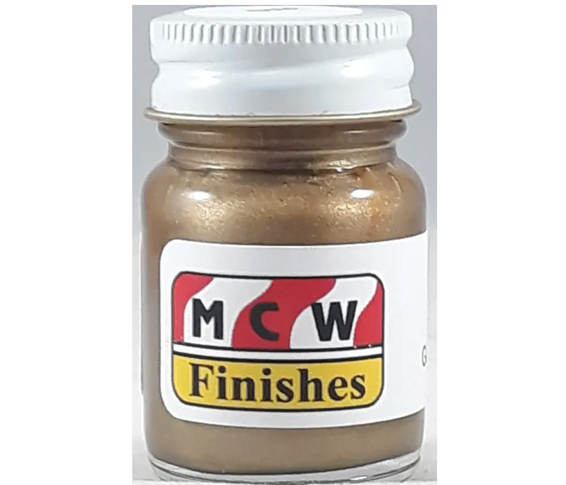 MCW Finishes 2131E Gold Metallic Enamel Paint 15ml (0.5oz)