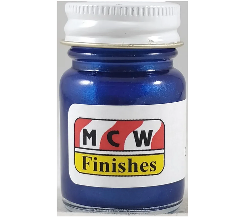MCW Finishes 2176E Mica Blue Enamel Paint 15ml (0.5oz)