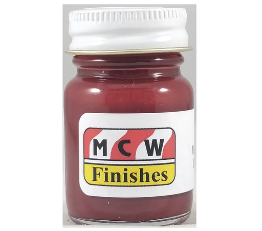 MCW Finishes 2177E Velvet Red Metallic Enamel Paint 15ml (0.5oz)
