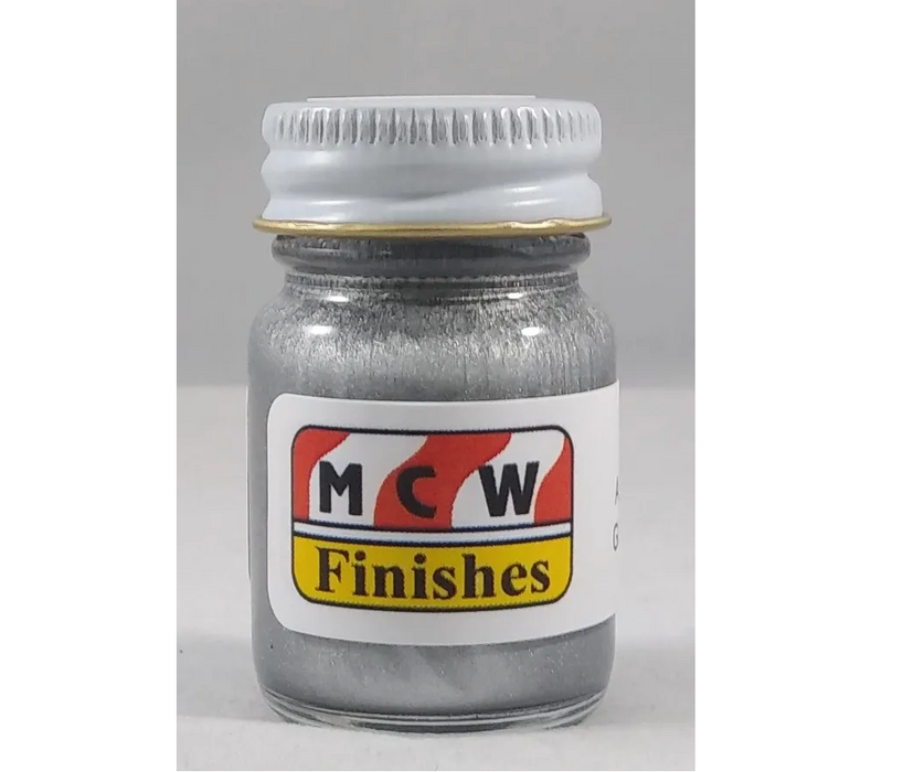 MCW Finishes 2179E Gloss Argent Silver Enamel Paint 15ml (0.5oz)