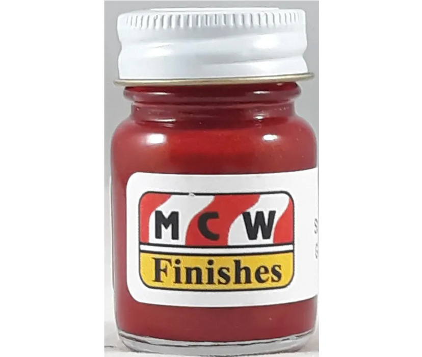 MCW Finishes 2183E Stop Light Red Enamel Paint 15ml (0.5oz)